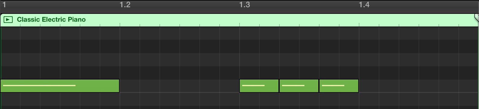Quater Note Triplet MIDI Note